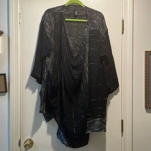 IGOR Dobranic Delicate Knitwear Criss Cross Sweater Tunic Asymmetrical Luscious